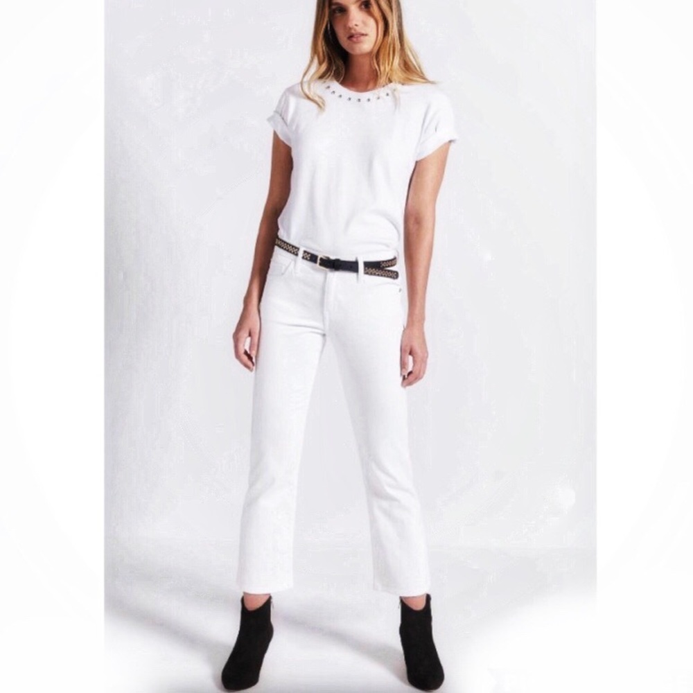 Current/Elliott The Kick Jean In White